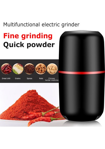 Mini Elektrikli Kahve Öğütücü Işlevli Mutfak Tuz Biber Öğütücü Ev Güçlü Fasulye Otlar Baharat Fındık Değirmen Makinesi | Elektrikli Kahve Öğütücüleri (Yurt Dışından) fiyatları