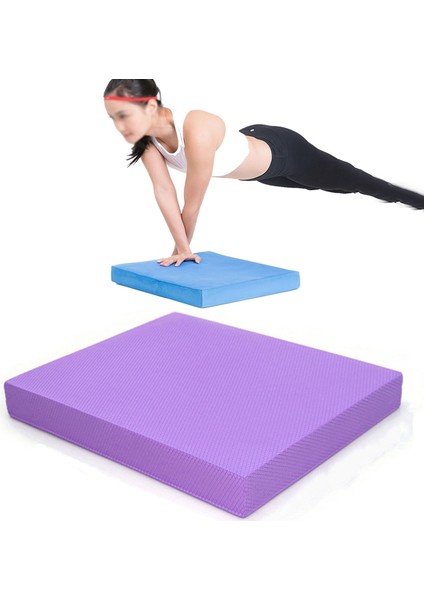 Yoga Bel ve Karın Çekirdek Stabilize Balance Mat Tahta Desteği Dengesi Yumuşak Çöküş, Şartname: 40X33X5CM