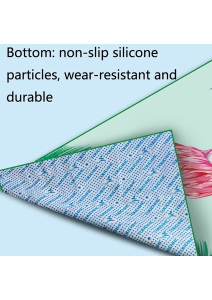 Ev Yoga Havlu Baskı Taşınabilir Kaymaz Yoga Battaniye, Renk: Gökyüzü Küçük + Silikon