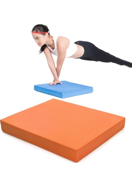 Yoga Bel ve Karın Çekirdek Stabilize Balance Mat Tahta Desteği Dengesi Yumuşak Çöküş, Şartname: 40X33X5CM