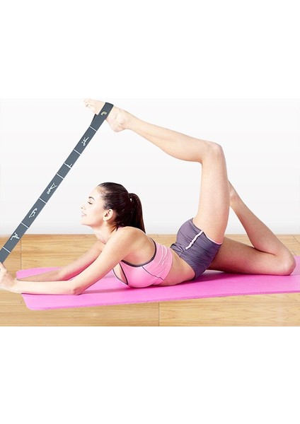 Zshskjdijital Segmentli Dans Yoga Streç Band Şekillendirme Vücut Yasası Duruş Eğitim Direnç Streç Bant