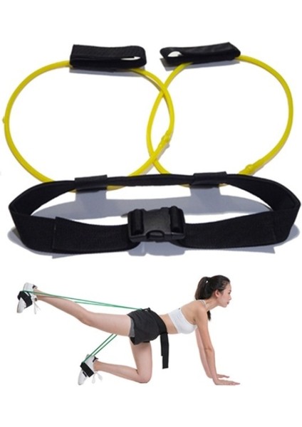 bacak Eğitimi Elastik Bant Doğal Lateks Yoga Streç Bant Spor Malzemeleri, Renk: Sarı 10LB fiyatları
