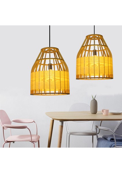 30 cm Japon Tarzı Katı Ahşap Avize, E27LED Tatami Lamba, Restoran Giriş Lambası, Iskandinav Ahşap Sanat Tek Kafa Avize (Yurt Dışından)