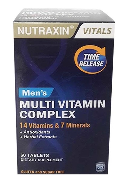 Vitals Women's Multi Vitamin Complex 60 Tablet + C Vitamini 28 Çiğneme Tableti