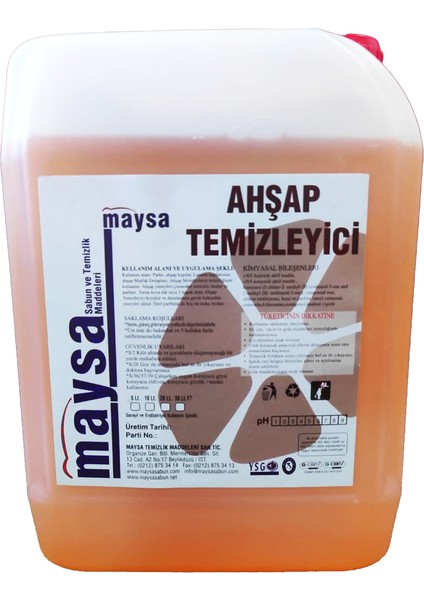 Parke Ahşap Yüzey Temizleyici 4 Lt.