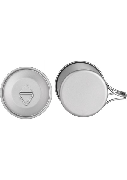 375 ml Ultralight Titanyum Fincan Açık Taşınabilir Kamp Piknik Su Çay Bardağı Kahve Kupa Kapak ve Katlanabilir Kolları ile | Açık Hava Tablosu - (Yurt Dışından)