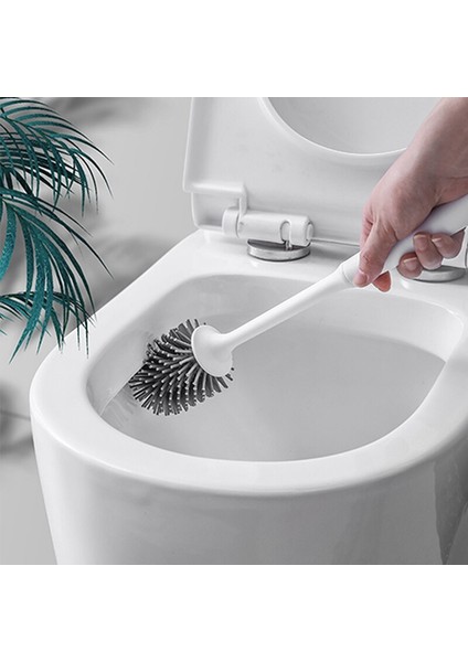 Silikon Tuvalet Fırçası Banyo Tuvalet Fırçası Tutucu Seti Temizleme Aracı Dayanıklı Plastik Kauçuk Banyo Aksesuarları | Tuvalet Fırçası Tutucular - (Yurt Dışından) fiyatları