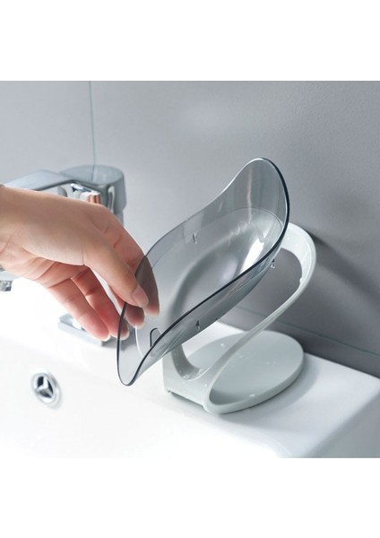 Yaratıcı Yaprak Şekli Sabun Kutusu Banyo Salonu Sabunluk Depolama Konteyner Lavabo Kurutma Raf Banyo Malzemeleri | Sabunluklar - (Yurt Dışından)