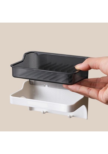 Kendinden Yapışkanlı Sabunluk Sabunluk Yapıştırıcı Duvara Monte Sabunluk Konteyner Kaçak Sabun Kutusu Duş Dokus Ev Banyo | Sabunluklar - (Yurt Dışından) fırsatları