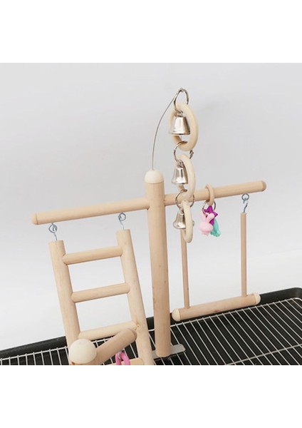 Kuş Kafesi Standı Oyna Spor Salonu Oyun Parkı Ahşap Papağan Tırmanma Merdiveni Chewing Zincir Swing Lovebirds Tomurcukları Finche | Kuş Tünıları - (Yurt Dışından) fırsatları