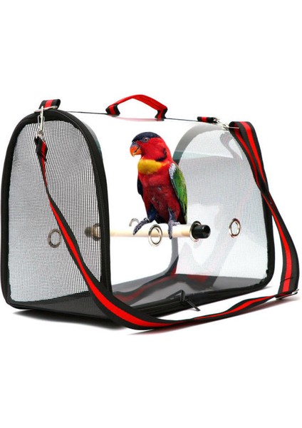 Taşınabilir Temizle Kuş Kafesi Hafif Pvc Nefes Kuş Papağan Kafes Kapak Airy Seyahat Çantası Kolay Temizlik Pet Aksesuarları | Kuş Kafesleri ve yuvalar - (Yurt Dışından)