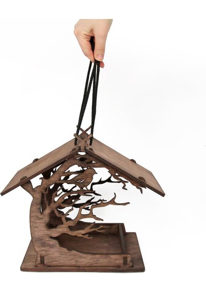 Vintage Ahşap Çekici Ahşap Birdhouse Bahçe Hediyeler Avlu Villa Balkon Kuş Besleyici Açık Bahçe Dekorasyon | Kuş Kafesleri ve yuvalar - (Yurt Dışından) fiyatları