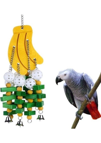 Kuş Oyuncakları Çiğneme Oyuncaklar Büyük Orta Pet Parrot Cockatiel Parakeet Renkli Ahşap Blokları Salıncak Gıda Sınıfı Oyuncaklar ZM815 | Kuş Oyuncakları - (Yurt Dışından)