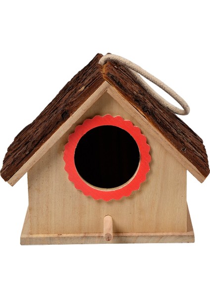 Kuş Asılı Mağara Kafesi Büyük Kuş Evi Asılı Ayakta Kuş Yuvası Ahşap Kuş Yuvaları Ev Açık Bahçe Dekor Pet Malzemeleri | Kuş Kafesleri ve yuvalar - (Yurt Dışından)