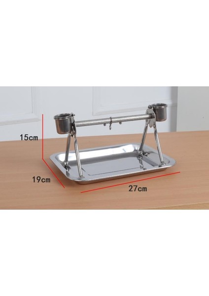 Paslanmaz Çelik Pet Kuşlar Besleme Tepsi ile Standı Masa Üst Kuşlar Için Kuşlar Için Dinlenme Oyuncak Orta Büyük Kuş Papağan Hens Macaw | Kuş Oyuncakları - (Yurt Dışından) fiyatları