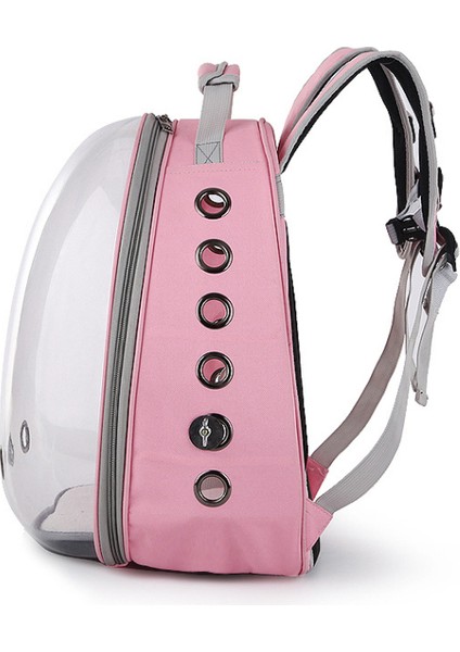 Papağan Pet Sırt Çantası Açık Seyahat Oxford Bez Şeffaf Kuş Kafesi Taşınabilir Taşıma Rahat Papağan Kafes Kuş Çantası Evi | Kuş Kafesleri ve yuvalar (Pembe) - (Yurt Dışından)