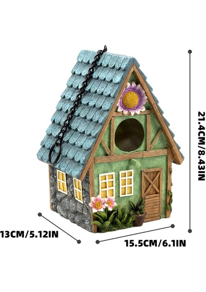 Dış Reçine Asılı Kuş Kafesi Için Kuş Evleri, Açık Bahçe Kuş Kafesleri, Kuş Yuvaları, N Est Kuşlar Accessoires # 9 | Kuş Kafesleri ve yuvalar - (Yurt Dışından)