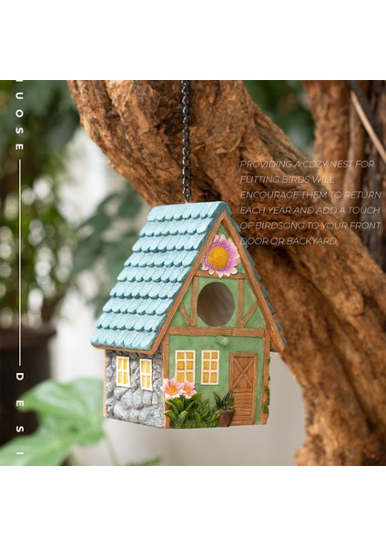 Dış Reçine Asılı Kuş Kafesi Için Kuş Evleri, Açık Bahçe Kuş Kafesleri, Kuş Yuvaları, N Est Kuşlar Accessoires # 9 | Kuş Kafesleri ve yuvalar - (Yurt Dışından)