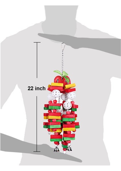 Kuş Oyuncakları Çiğneme Oyuncaklar Büyük Orta Pet Parrot Cockatiel Parakeet Renkli Ahşap Blokları Salıncak Gıda Sınıfı Oyuncaklar ZM815 | Kuş Oyuncakları - (Yurt Dışından) fiyatları