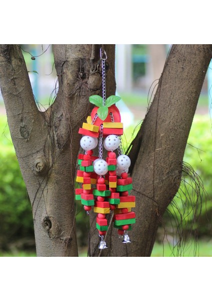 Kuş Oyuncakları Çiğneme Oyuncaklar Büyük Orta Pet Parrot Cockatiel Parakeet Renkli Ahşap Blokları Salıncak Gıda Sınıfı Oyuncaklar ZM815 | Kuş Oyuncakları - (Yurt Dışından) fırsatları