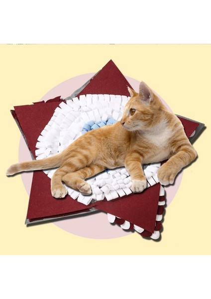 Pet Köpek Snuffle Mat Burun Kokusu Eğitim Battaniye Kelepiş Pad Yavaş Besleme Kase Gıda Dağıtıcı Halı Stres Rahatlatmak | - (Yurt Dışından)