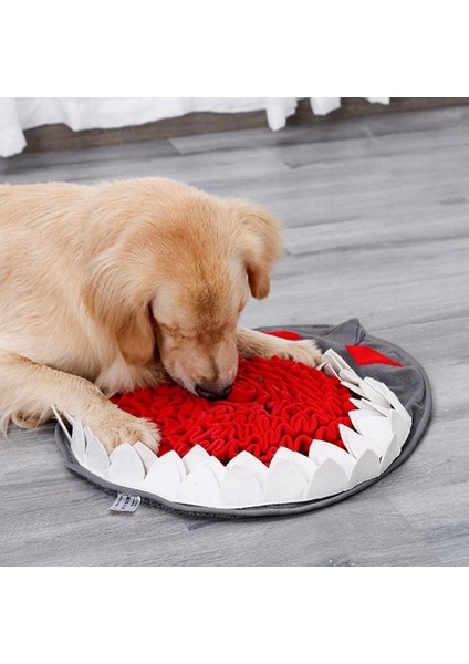 Köpekbalığı Koklama Köpek Pad Köpek Eğitim Mat Oyuncaklar Yıkanabilir Pet Koku Eğitim Battaniye Oyuncak Köpek Yavrusu Yavaş Besleme Battaniye Pet Sniff Pad - (Yurt Dışından)