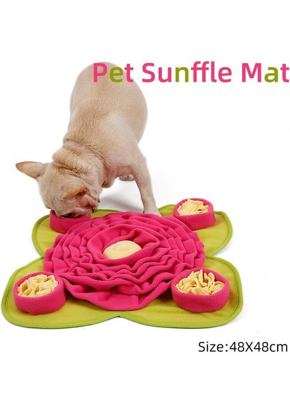Snuffle Mat Köpekler Için Etkinlik Köpek Besleme Mat Zenginleştirme Oyna Bulmaca Interaktif Oyuncak Kısa Keskinlik Eğitim Battaniye Büyük Köpekler Için - (Yurt Dışından)