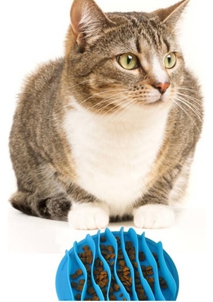 Silikon Köpek Yavaş Besleyici Mat Kedi Komik Besleme Yalama Mat Pet Tedavi Dağıtıcı Ped Banyo Distraction Kolay Bakım Dalga Yay | Köpek Besleme - (Yurt Dışından) fırsatları