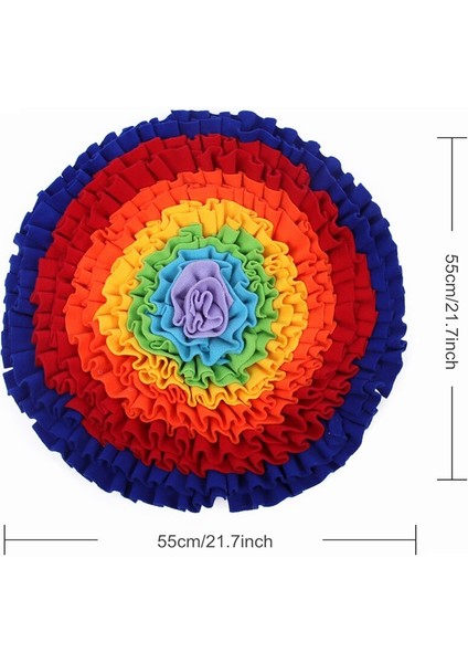Köpek Snuffle Mat Dağıtım Yavaş Besleme Pad Anti Boğulma Interaktif Oyun Eğitimi Evcil Hayvan Malzemeleri Yuvarlak Burun Yuvarlak Burun Turing Oyuncak - (Yurt Dışından)