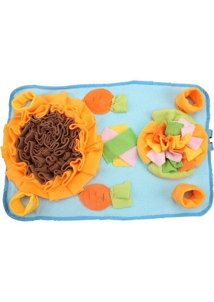 Snuffle Mat Köpekler Için Yumuşak Besleme Pedi Interaktif Yavru Puzzle Oyuncak Pet Noswork Eğitim Stres Rölyef Için Eğitim Paspaslar | Oyuncaklar - (Yurt Dışından)