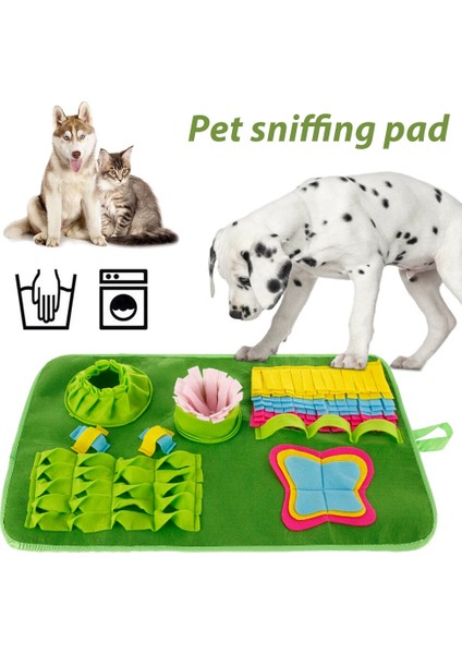 Köpek Snuffle Mat Burun Eğitim Battaniye Yuvarlanma Dağıtıcı Pad Bulmaca Yavaş Besleyici Interaktif Oyuncak Stres Besleme Yastık | Köpek Oyuncakları - (Yurt Dışından) fiyatları