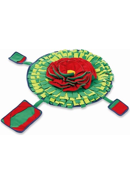 Noel Köpek Snuffle Mat Eğitim Pet Besleme Mat Interaktif Bulmaca Köpek Kedi Nosework Oyuncak Blacket Doğal Yiyecek Arama Becerilerini Teşvik Eder | Köpek Oyuncakları - (Yurt Dışından)