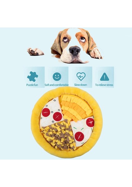 Pet Köpek Oyuncaklar Pet Sniffing Pad Yıkanabilir Eğitim Battaniye Besleme Pizza Yavru Mat Ekleme Çok Renkli Ayrılabilir Polar Battaniye | - (Yurt Dışından) fiyatları