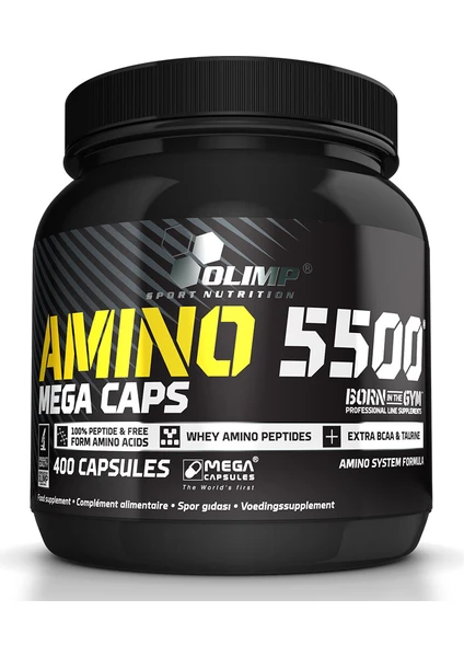 Amino 5500 400 Kapsül Whey Amino