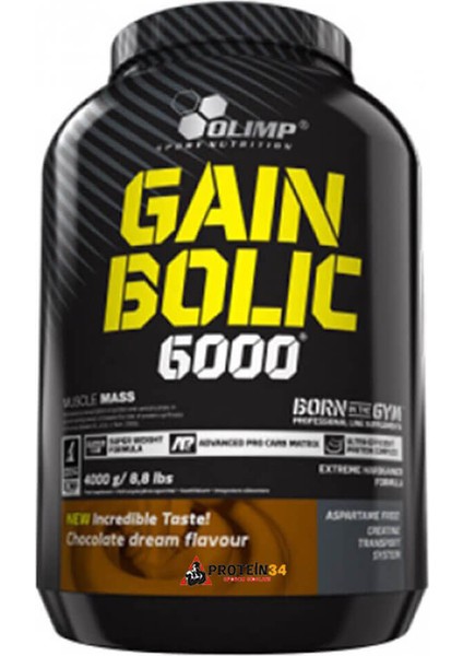 Gain Bolic 6000 3500 Gr - Çikolata Aroma -