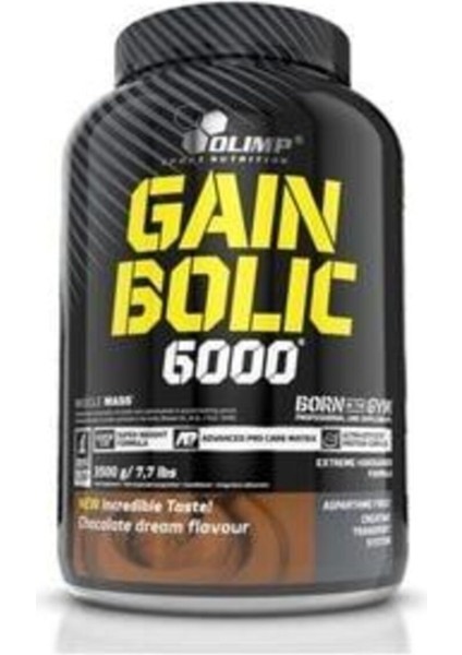 Çikolata Aromalı Gain Bolic 6000 3500 Gr Gainer