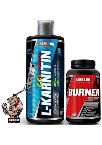 Hardline Thermo L-Karnitin Yeşil Elma + Burner Kombinasyonu