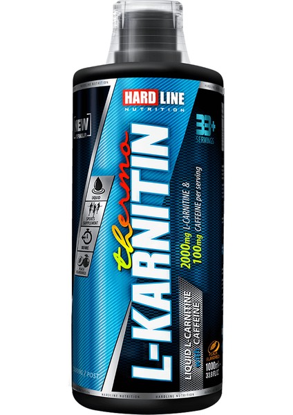 Hardline Thermo L-Karnitin Sıvı 1000 Mg Şeftali Aromalı