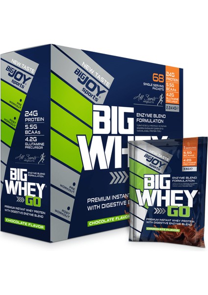 Bigjoy Big Whey 2244 Gr 68 Paket Çikolatalı Protein Tozu