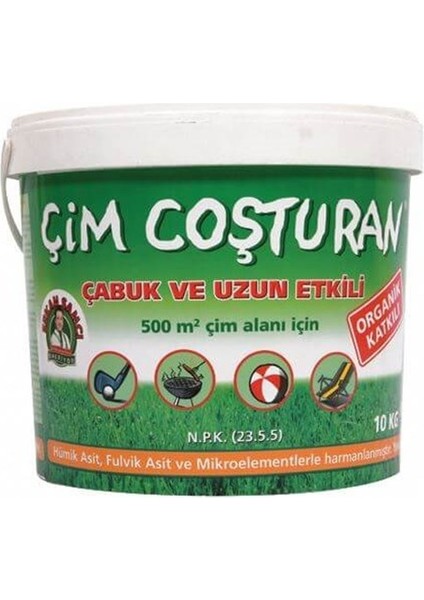 Çim Coşturan Granül Çim Gübresi 10 kg