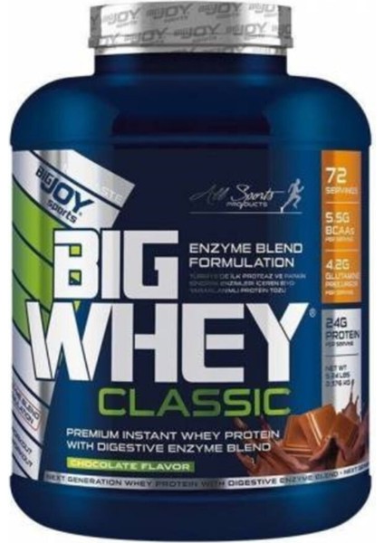 Bigjoy Big Whey Classic Whey Protein 2376 Gr Çikolata Aromalı fiyatları