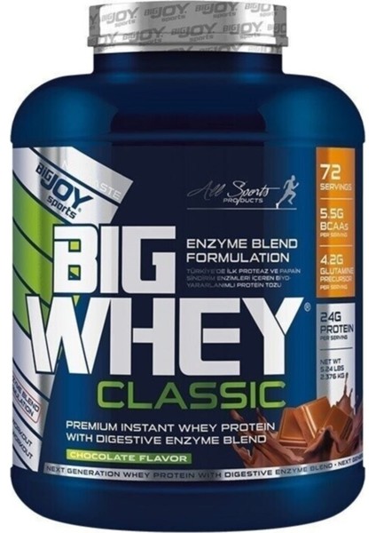 Bigjoy Big Whey Classic Series Whey Protein 2376 Gr Çikolatalı