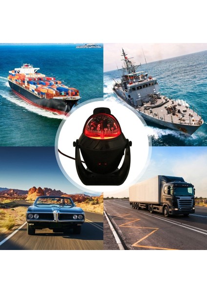Deniz Navigasyon Pusula Aydınlık Su Geçirmez Otomobiller Tekne Dayanıklı Açık Gezi Araçları | Pusula - (Yurt Dışından)