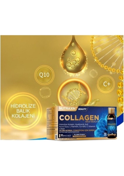 Beauty Gold Collagen - Takviye Edici Gıda 10x50ml