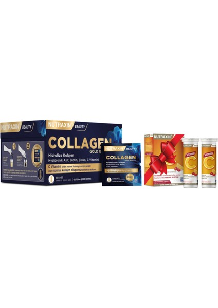 Collagen 30'Lu Saşe + Vitamin C Hediyeli