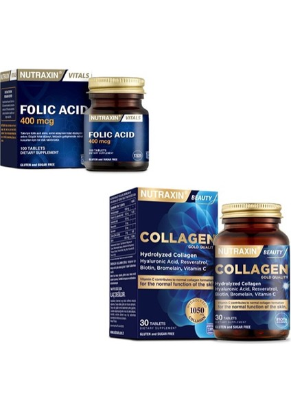 400 Mcg Folic Acid + Hidrolize Tablet 30 Tablet