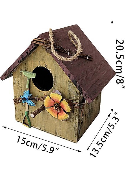Ev Duvar Montaj Açık Yağmur Geçirmez Kuş Yuva Ahşap Sanatlar Ahşap Villa Balkon Kuş Besleyici Bahçe Yard Dekorasyon Için Asılı | Kuş Kafesleri ve yuvalar - (Yurt Dışından) modelleri