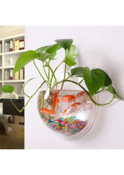 Duvar Montajı 3D Akrilik Balık Kase Akvaryum Suda Pet Betta Balık Goldfish Bitki Şeffaf Asılı Tankı Ev Dekorasyon | Akvaryumlar ve tanklar - (Yurt Dışından) modelleri