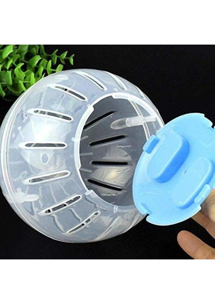 Şeffaf Sevimli Pet Hamster Egzersiz Topu Mini Trot Plastik Oyuncaklar (Mavi) - (Yurt Dışından)