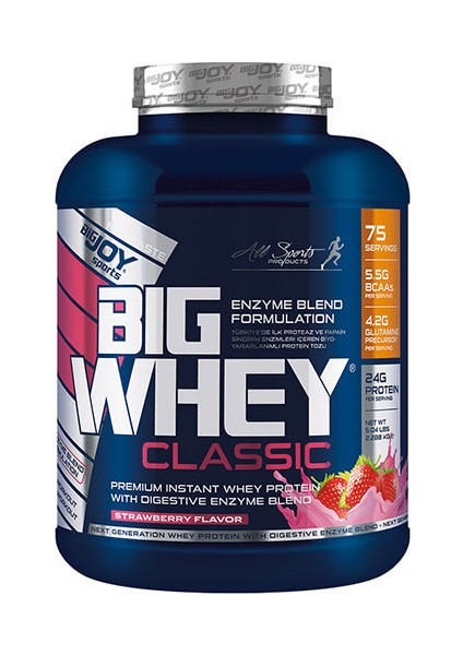 Bigjoy Bigwhey Whey Protein Classic Çilekli Aroma Whey Klasik
